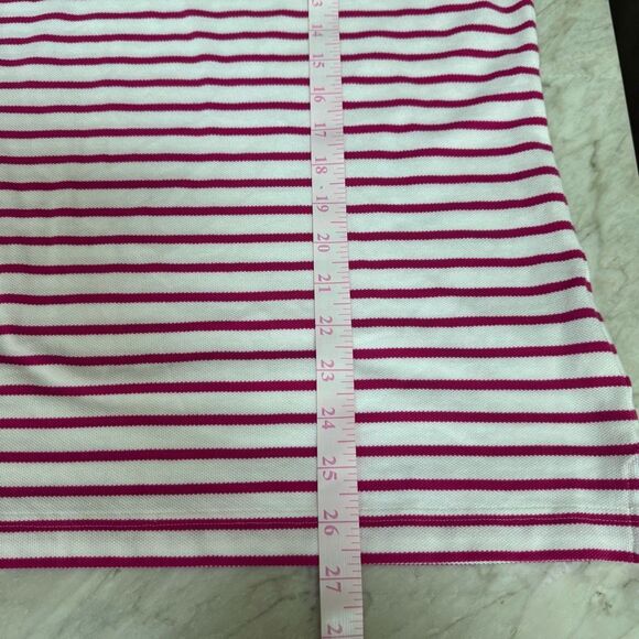 Brooks Brothers women’s 100% cotton pink striped polo shirt size XL - Picture 7 of 7